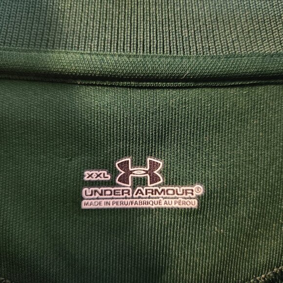 Men's XXL Green Under Armour Polo with Embroider Traverse City Golf Center logo - Picture 3 of 8